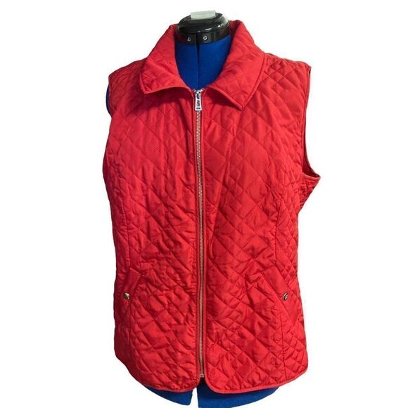CHRISTOPHER & BANKS Women’s XL Red Vest New With Tags - Picture 1 of 12